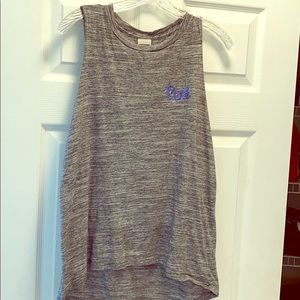 Loose fitting pink tank